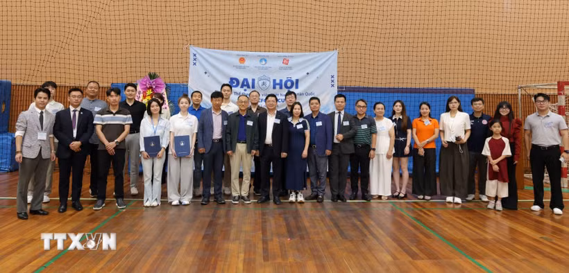 Đại hội Thể dục Thể thao Sinh viên Việt Nam tại Hàn Quốc diễn ra vào tháng 7/2026 thu hút gần 1.000 sinh viên đến từ 31 chi hội sinh viên Việt Nam trên toàn Hàn Quốc. (Ảnh: Nhật Hưng/TTXVN)