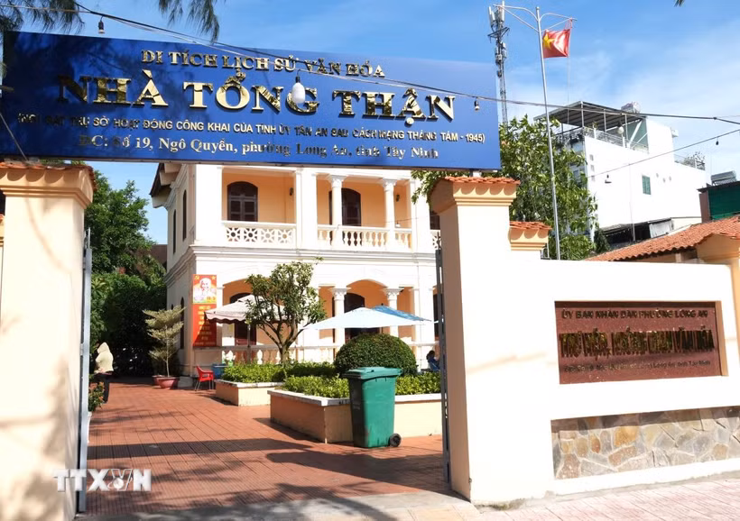 Di tích Nhà Tổng Thận tại phường Long An, tỉnh Tây Ninh. (Ảnh: Thanh Bình/TTXVN)