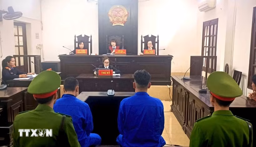 Quang cảnh một phiên xử. (Ảnh minh họa: Kim Anh/TTXVN)