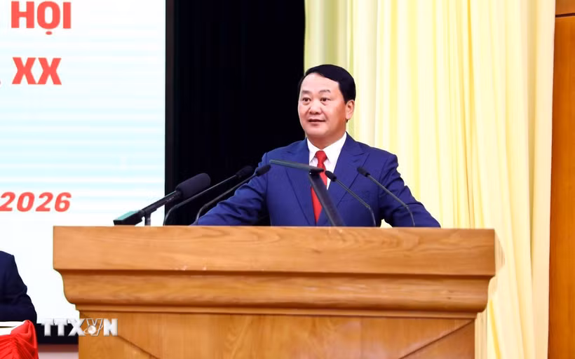 Bí thư Tỉnh ủy Tuyên Quang Hầu A Lềnh. (Ảnh: Quang Cường/TTXVN)