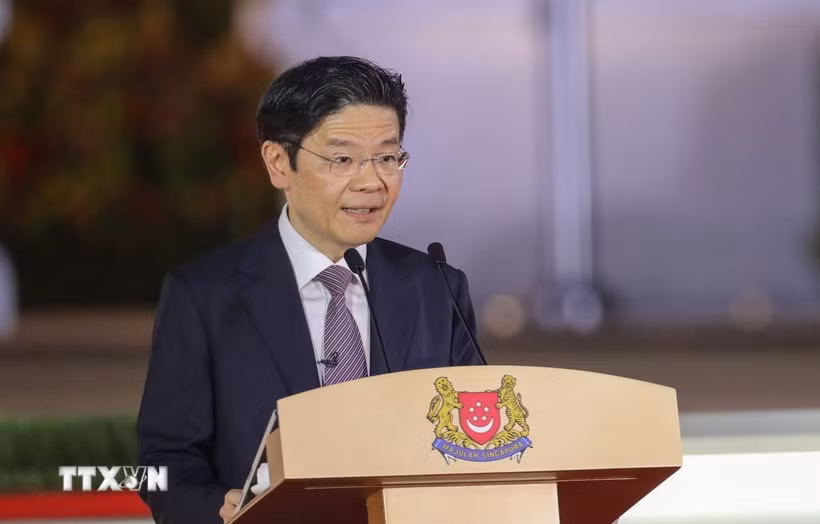 Thủ tướng Singapore Lawrence Wong. (Ảnh: THX/TTXVN)