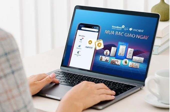 VietinBank mở rộng hệ sinh thái tài sản số, đưa bạc vào digiGOLD. (Ảnh: Vietnam+)