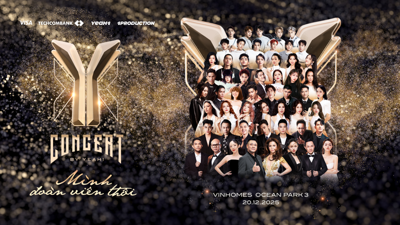 Visa đồng hành cùng Techcombank mang đến ưu đãi thanh toán tại Y-CONCERT 2025. (Ảnh: Vietnam+)