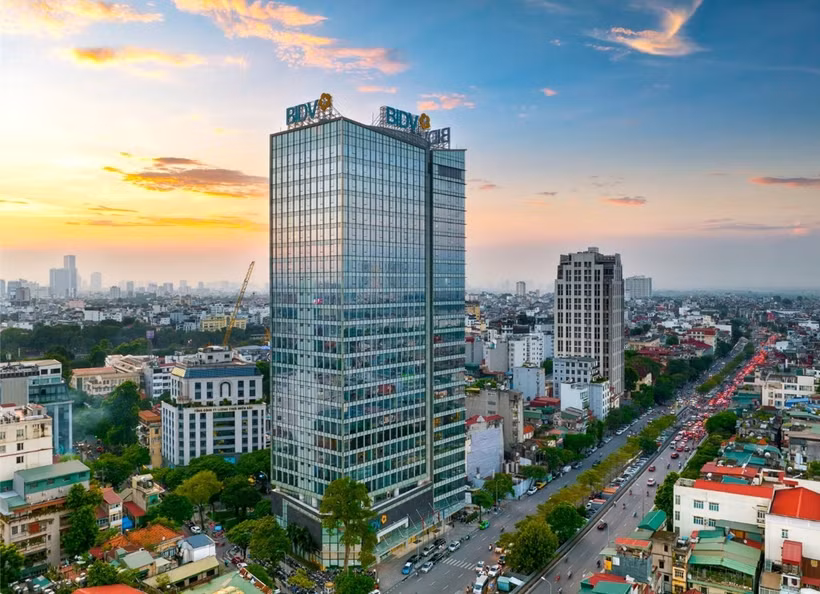Trụ sở chính BIDV. (Ảnh: Vietnam+)