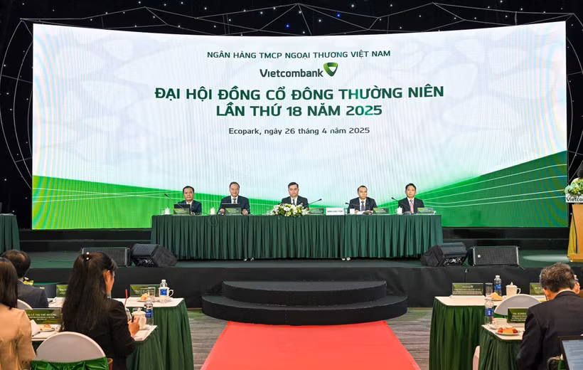 Vietcombank phát hành hơn 543 triệu cổ phiếu riêng lẻ và bầu nhân sự cấp cao. (Ảnh: Vietnam+)