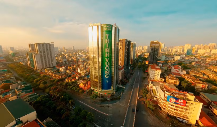 Trụ sở chính của VPBank. (Ảnh: Vietnam+)
