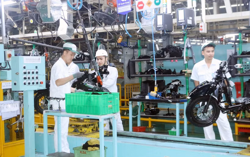 Doanh nghiệp FDI tại Ninh Bình. (Ảnh: Vietnam+)