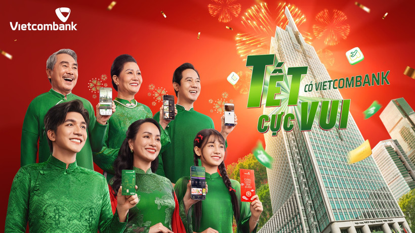 “Có Vietcombank, Tết cực Vui”: Khởi ngàn lộc phát, góp nhịp hanh thông