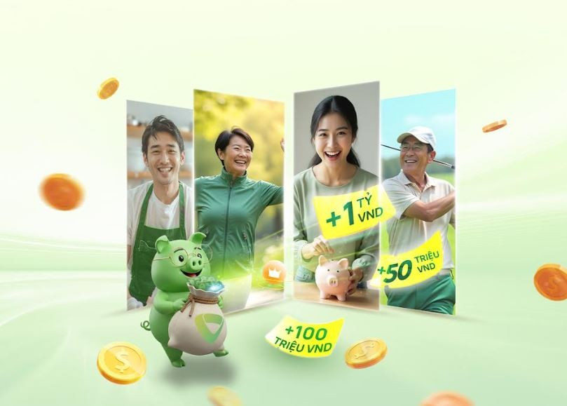 Vietcombank triển khai đồng loạt nhiều ưu đãi cho khách hàng gửi tiết kiệm. (Ảnh: Vietnam+)
