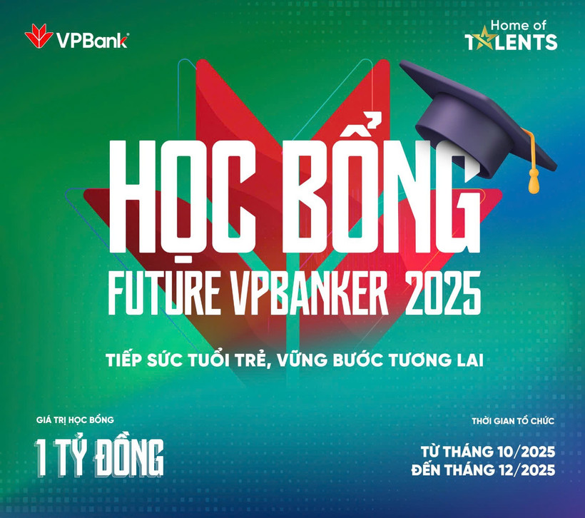 Học bổng Future VPBanker 2025 chắp cánh hành trình vươn xa của tài năng trẻ Việt Nam
