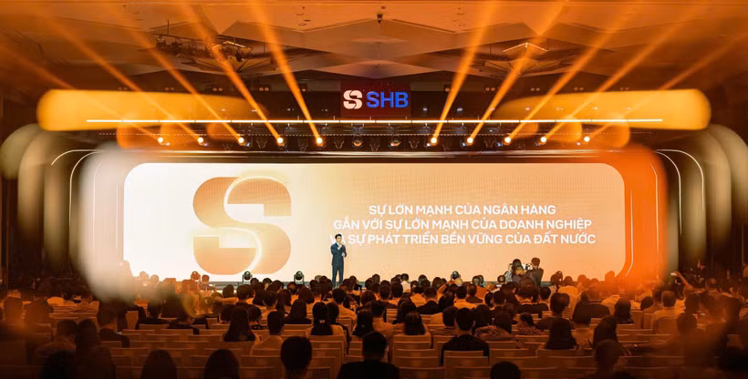 SHB ra mắt nhận diện thương hiệu mới. (Ảnh: Vietnam+)
