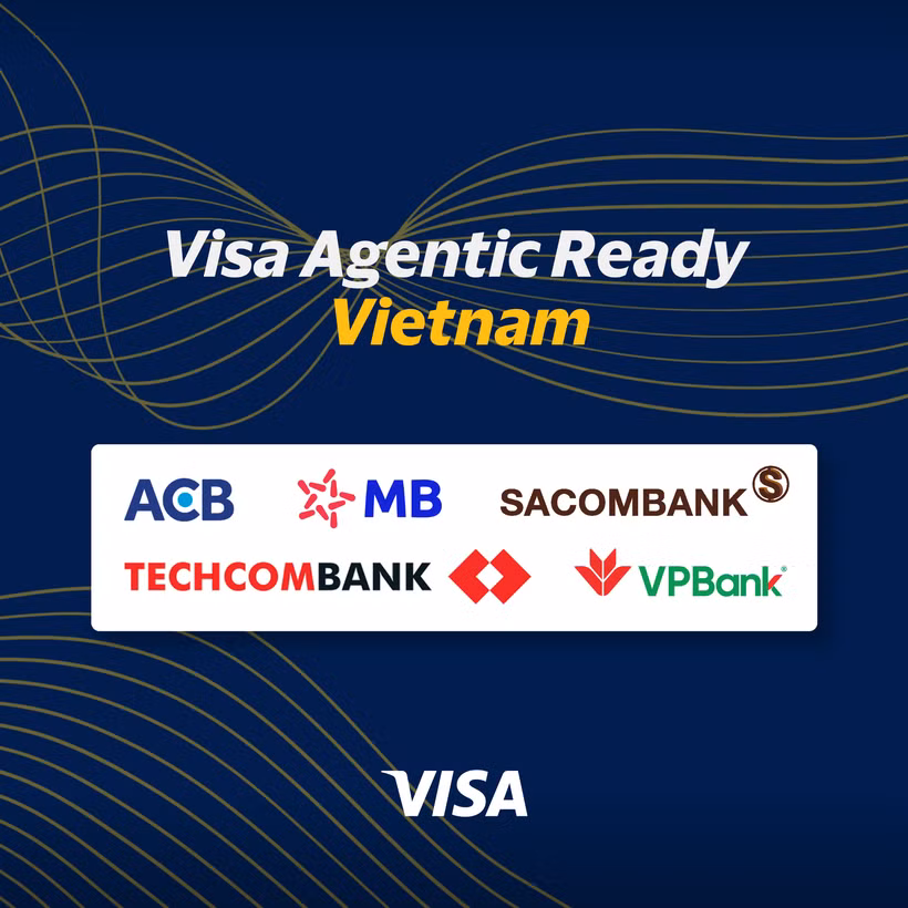 Năm ngân hàng Việt Nam và Visa sẽ thực hiện giao dịch bằng AI. (Ảnh: Vietnam+)