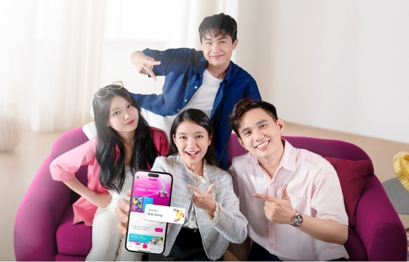 Ngân hàng số Cake ra mắt tính năng Quỹ chung. (Ảnh: Vietnam+) 