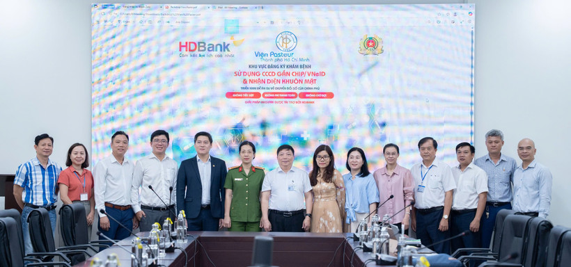HDBank triển khai Kiosk y tế thông minh tại Viện Pasteur Thành phố Hồ Chí Minh. (Ảnh: Vietnam+) 