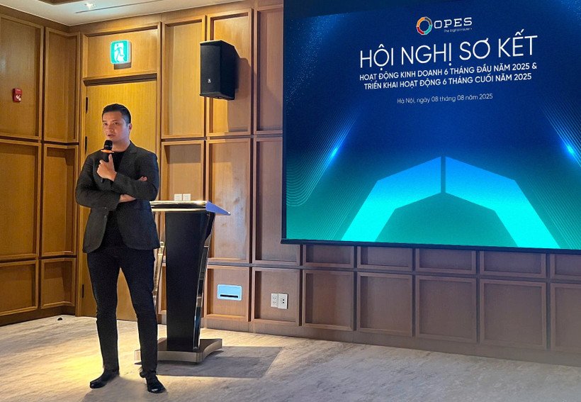Ông Nguyễn Hữu Tự Trí, Phó Tổng Giám đốc thường trực của OPES phát biểu trong Hội nghị sơ kết. (Ảnh: Vietnam+)