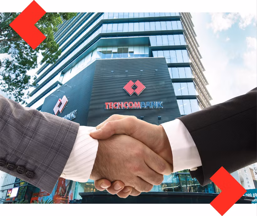 Dấu ấn Techcombank - Nhà tài trợ bản quyền phát sóng kỳ FIFA World Cup 2026. (Ảnh: Vietnam+)
