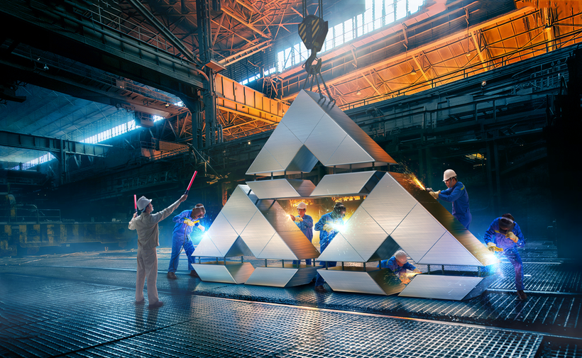 Hòa Phát là doanh nghiệp sản xuất duy nhất lọt tốp 10 doanh nghiệp lớn nhất Việt Nam. (Ảnh: Vietnam+)