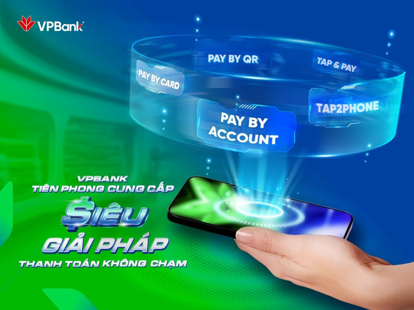 VPBank sở hữu đa dạng các hình thức thanh toán một chạm. (Ảnh: Vietnam+)