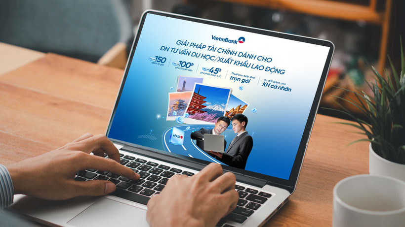 VietinBank triển khai Gói giải pháp tài chính toàn diện cho doanh nghiệp tư vấn du học, doanh nghiệp xuất khẩu lao động và hệ sinh thái. (Ảnh: Vietnam+)
