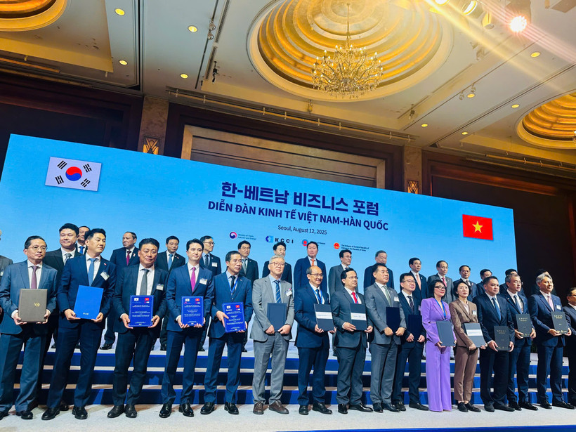 Diễn đàn kinh tế Việt Nam – Hàn Quốc năm 2025. (Ảnh: Vietnam+)