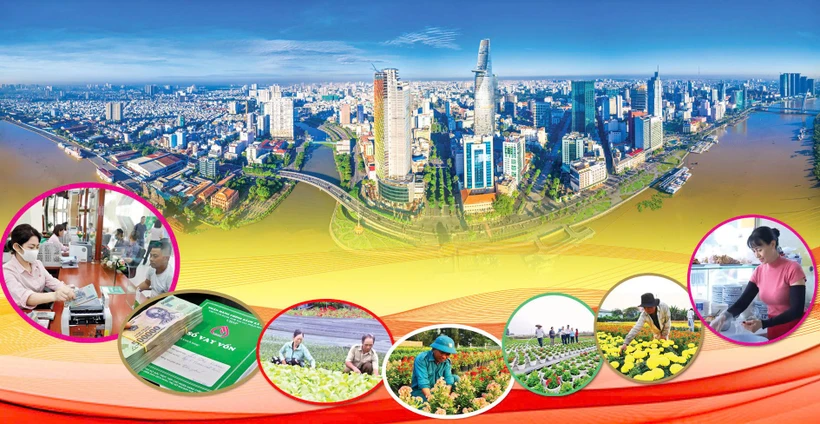 Hơn 20 năm qua đã có hơn 01 triệu lượt hộ nghèo và các đối tượng chính sách khác ở Thành phố Hồ Chí Minh được vay vốn chính sách. (Ảnh: Vietnam+)