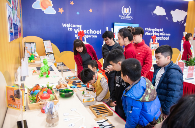 Học sinh trải nghiệm trường Mầm non Vinschool Star City Thanh Hóa. (Nguồn: Vingroup)