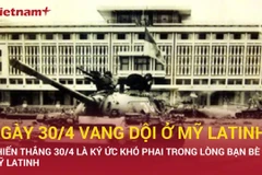 Ngày 30/4 vang dội ở Mỹ Latinh, niềm vui của những người yêu chuộng hòa bình trên thế giới