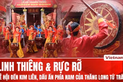 Rực rỡ lễ hội Đền Kim Liên, dấu ấn phía Nam của Thăng Long tứ trấn 