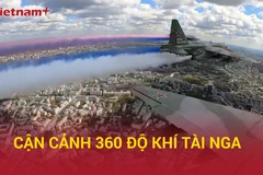 Tiêm kích Nga trình diễn ngoạn mục trong Lễ kỷ niệm 80 năm Ngày Chiến thắng