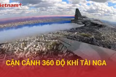 Tiêm kích Nga trình diễn ngoạn mục trong Lễ kỷ niệm 80 năm Ngày Chiến thắng