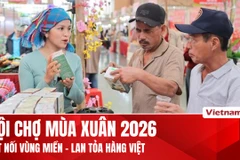 Không khí sắm Tết sôi động tại Hội chợ Mùa Xuân 2026