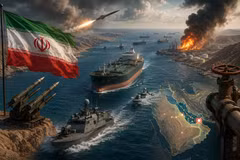 Iran đóng cửa eo biển Hormuz là cú sốc mới với thị trường dầu mỏ 