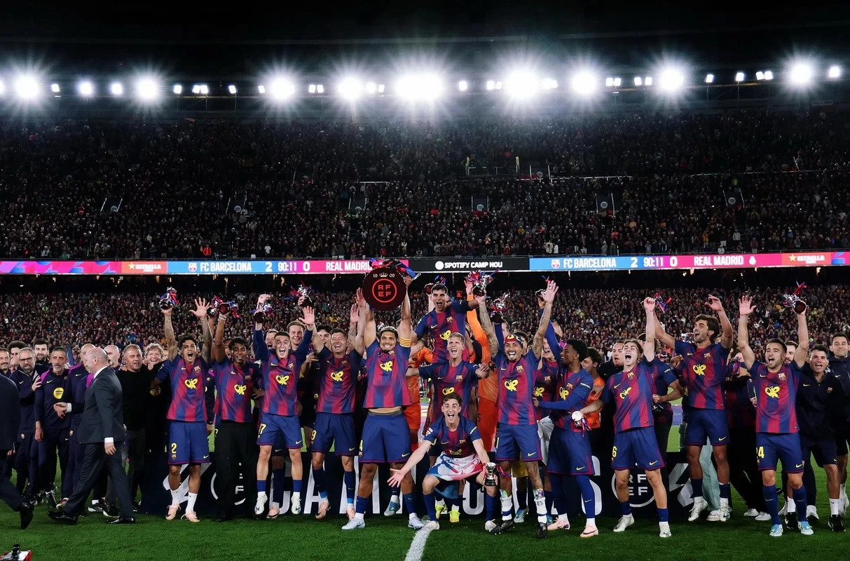 Đánh bại Real Madrid, Barcelona vô địch La Liga sớm 3 vòng đấu