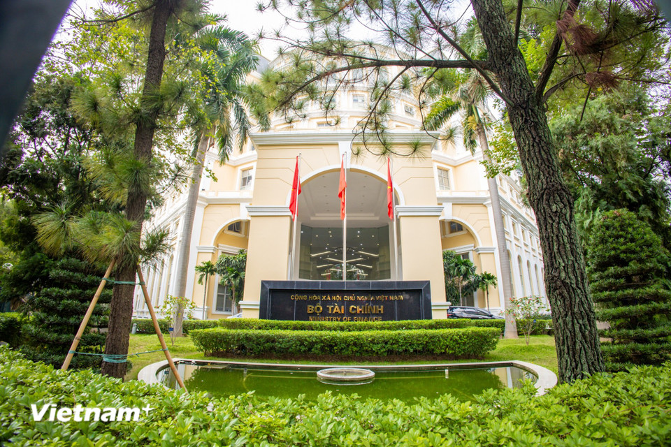 Trụ sở Bộ Tài chính đặt tại số 28 đường Trần Hưng Đạo, quận Hoàn Kiếm, Hà Nội. (Ảnh: Minh Sơn/Vietnam+)