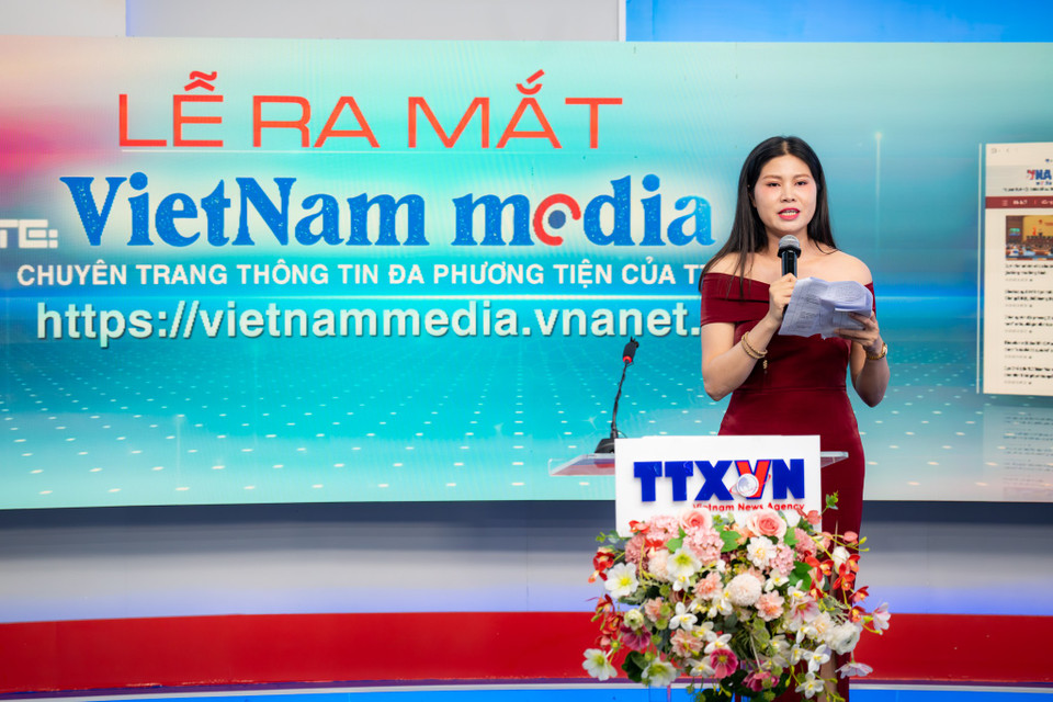 Chuyên trang do Trung tâm Nội dung số và Truyền thông tổ chức sản xuất và vận hành. Sự kiện không chỉ đánh dấu sự xuất hiện của một nền tảng thông tin mới, mà còn thể hiện rõ chiến lược phát triển báo chí đa phương tiện hiện đại, lan tỏa mạnh mẽ và phù hợp với xu thế tiêu dùng thông tin hiện nay. (Ảnh: Minh Sơn/Vietnam+)