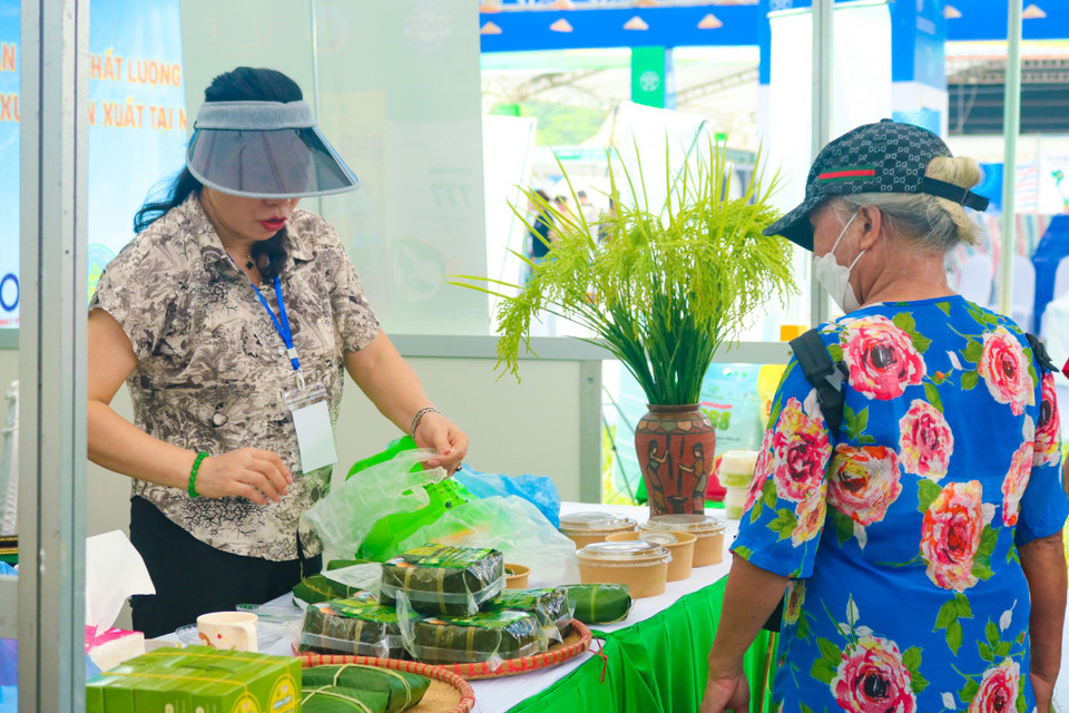 Với thông điệp “Tinh hoa truyền thống Việt vươn ra thế giới,” Vietnam OCOPEX 2025 không chỉ là sân chơi xúc tiến thương mại, mà còn là sự khẳng định vai trò của công nghệ trong việc bảo tồn và phát triển giá trị truyền thống. Khi nếp nhà, vị quê, sản vật làng nghề bước vào “chợ số” đó không phải là sự rời xa gốc rễ, mà là một cuộc cách tân để trường tồn. (Ảnh: Bảo Ngọc/Vietnam+)