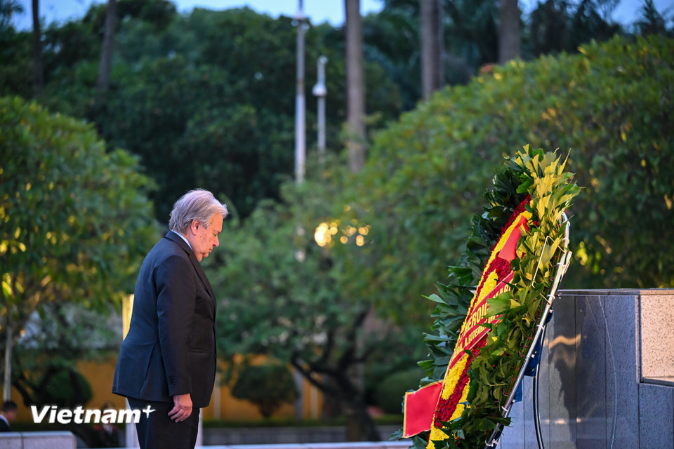 Ông António Guterres là người có tình cảm đặc biệt với Việt Nam, từng xuống đường biểu tình phản đối chiến tranh xâm lược Việt Nam. (Ảnh: Minh Sơn/Vietnam+)