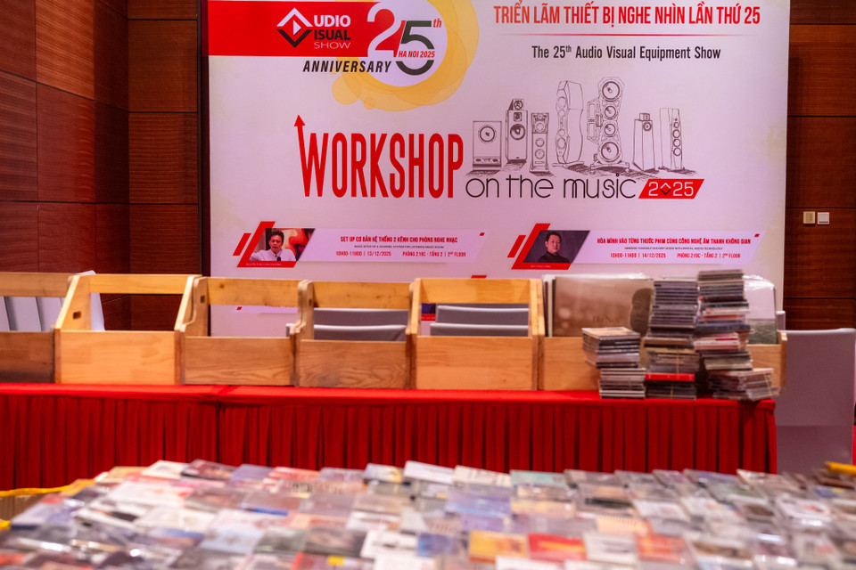 AV Show năm nay cũng sẽ có 4 buổi workshop chuyên ngành dành cho cộng đồng đam mê âm thanh. (Ảnh: Minh Sơn/Vietnam+)