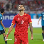 Đội tuyển Việt Nam để đối thủ Singapore cầm hòa với tỷ số 0-0 ở vòng bảng ASEAN Cup 2026. (Ảnh: Việt Anh/Vietnam+)