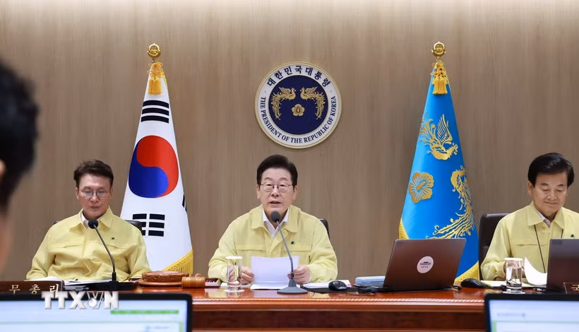 Ngày 21/8, Tổng thống Hàn Quốc Lee Jae Myung. (Ảnh: Yonhap/TTXVN)