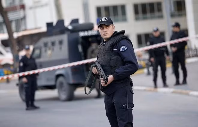 Cảnh sát Thổ Nhĩ Kỳ. (Nguồn: AzerNews)