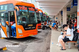 Nhu cầu đi lại của người dân sẽ tăng cao trong dịp nghỉ lễ Quốc khánh 2/9 . (Ảnh: Việt Hùng/Vietnam+)