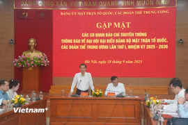 Đại hội đại biểu Đảng bộ Mặt trận Tổ quốc, các đoàn thể Trung ương lần thứ I, nhiệm kỳ 2025-2030 sẽ đề ra 3 khâu đột phá thực hiện trong nhiệm kỳ. (Ảnh: PV/Vietnam+)