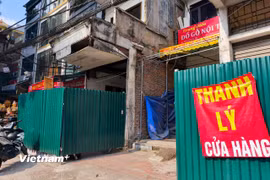 Người dân khu giải tỏa dự án Vành đai 1 thanh lý hàng hoá để bàn giao mặt bằng