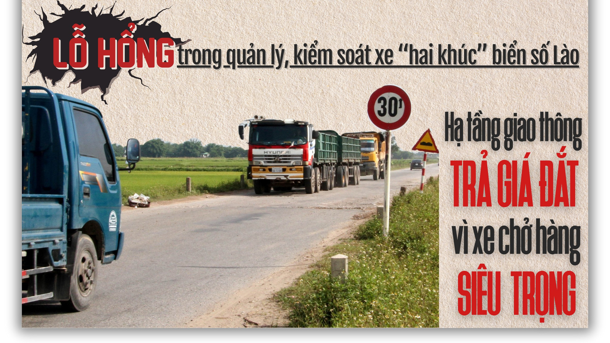 Hạ tầng giao thông trả giá đắt vì xe chở hàng siêu trọng