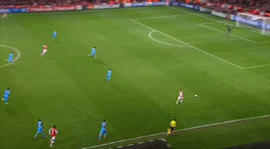 Ảnh động pha lập công tốc độ của Jack Wilshere ảnh 1