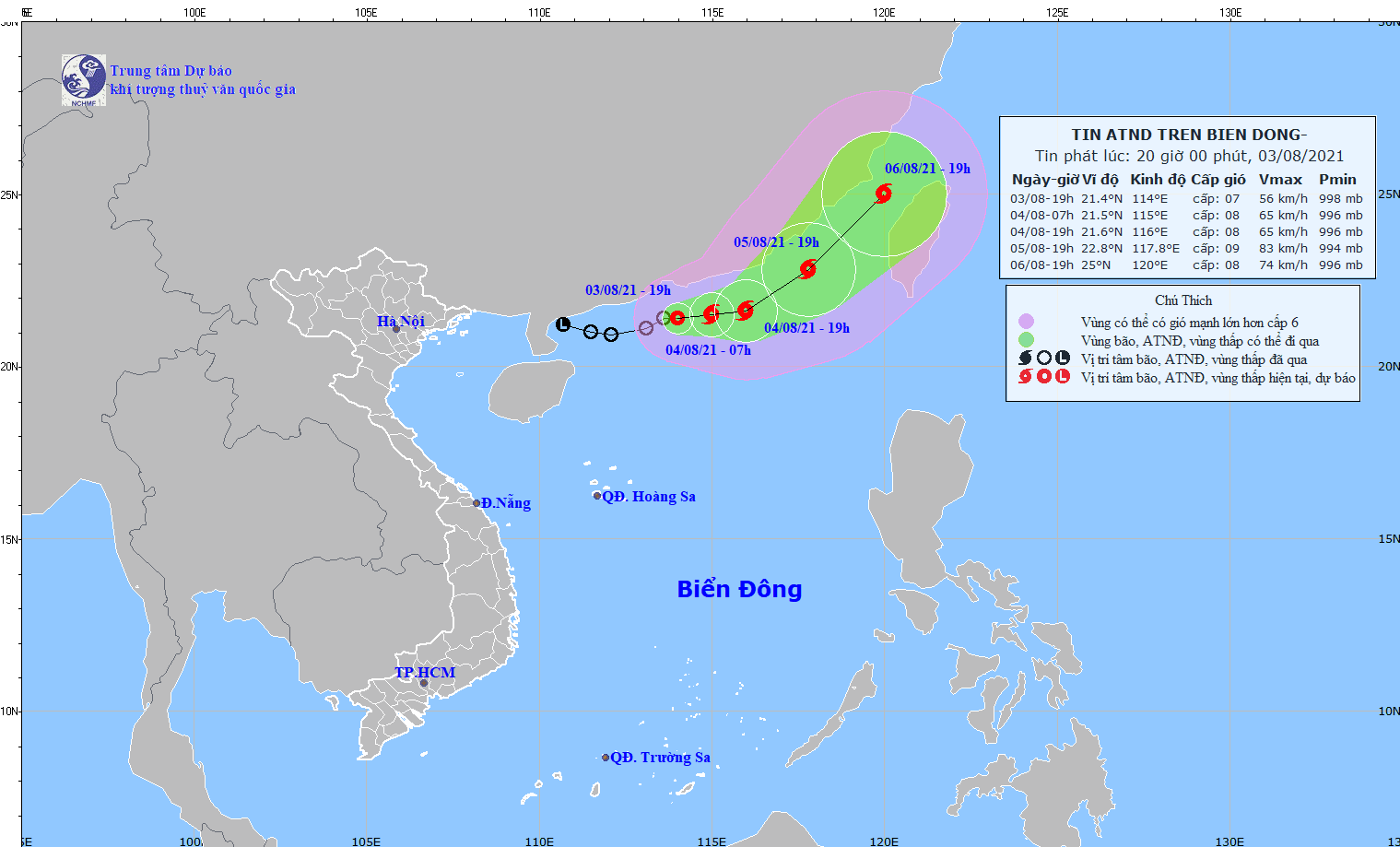 Vùng gần tâm áp thấp nhiệt đới có khả năng mạnh lên thành bão ảnh 1