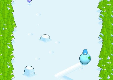 Snow Roll - game mới thách thức độ "điên rồ" với Flappy Bird ảnh 2