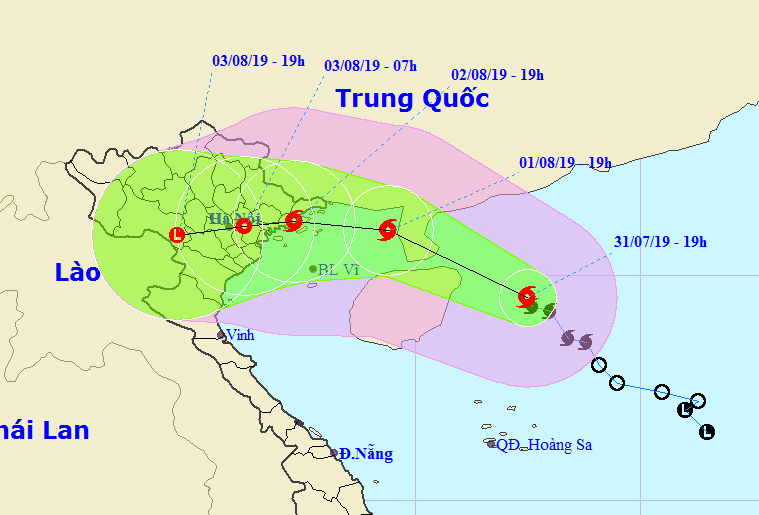 Bão số 3 vào vịnh Bắc Bộ từ chiều 1/8, có khả năng mạnh thêm ảnh 1