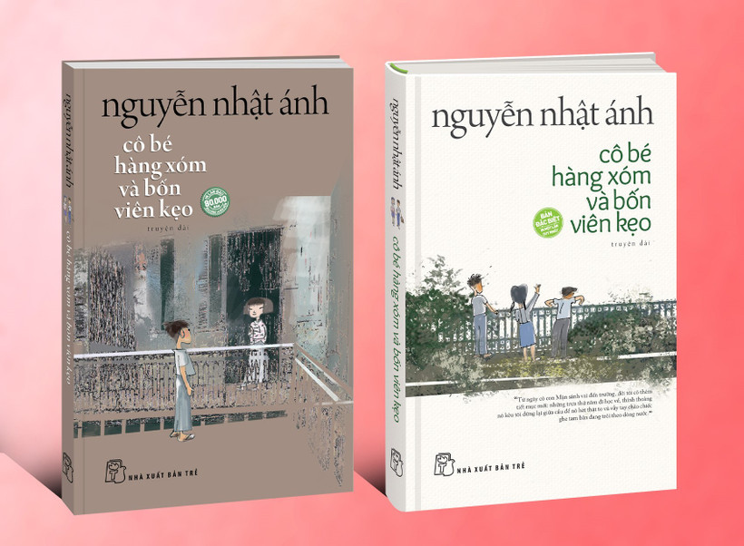 “Cô bé hàng xóm và bốn viên kẹo” được Nhà xuất bản Trẻ in 80.000 bản, là một số lượng phát hành "khủng" tại thị trường Việt Nam. (Ảnh: CTV/Vietnam+)